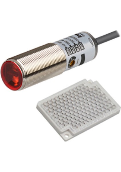 BRQM3M-PDTA-P ,M18/3MT Pnp-No/nc 4-Kablo Reflektör Fotosel