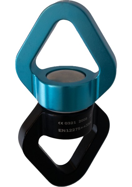 Tırmanma Döner Alüminyum Alaşım 30KN 360 Derece Hamak Için Halat Döner Konektör modelleri