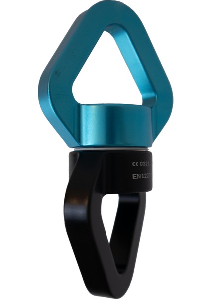 Tırmanma Döner Alüminyum Alaşım 30KN 360 Derece Hamak Için Halat Döner Konektör fırsatları