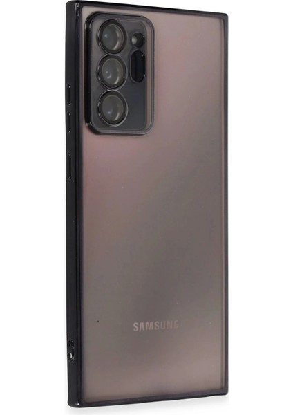 Bfs Samsung Galaxy Note 20 Ultra Kılıf Razer Lensli Silikon - Siyah