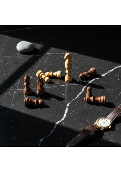 Satranç Seti Full Ahşap Mıknatıs Taşlı Katlanabilir Kadife Kutulu Satranç Takımı fiyatları