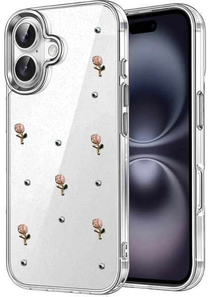 Bfs Apple iPhone 16 Fiyonk Desenli Kapak - Desen 5