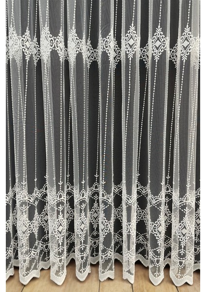 Eko 8047 Desenli Tül Perde - Pilesiz fırsatları