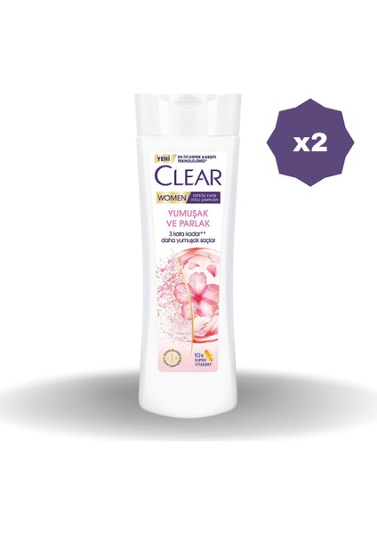 Şampuan Parlak Kepeğe Karşı Etkili 350 ml - (2 Adet)