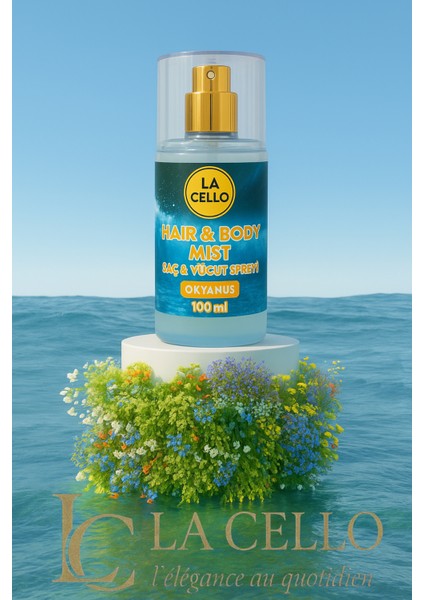 La Cello Saç ve Vücut Spreyi ( Okyanus )