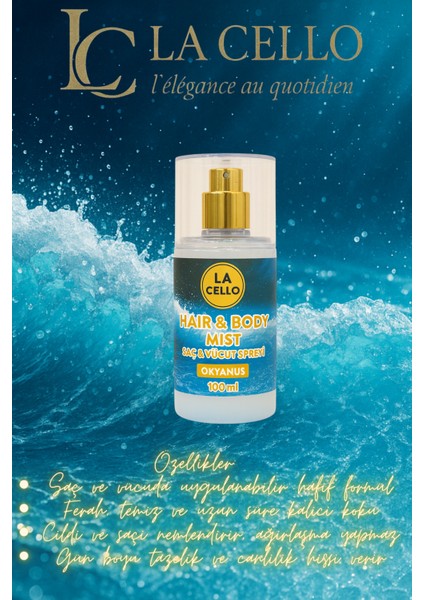 La Cello Saç ve Vücut Spreyi ( Okyanus ) fiyatları