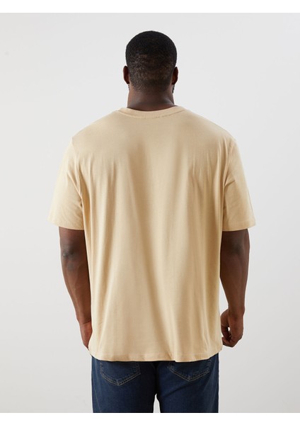 Yeni Sezon Büyük Beden Bisiklet Yaka Los Angeles Baskılı Penye Erkek Tişört fırsatları