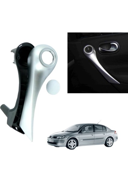 Renault Megane 2 Kapı Iç Çekme Kolçak Sağ Taraf Mat Krom 7701476922