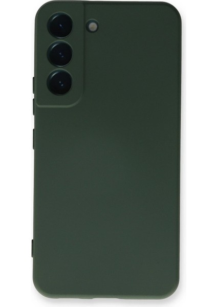 Bfs Samsung Galaxy S22 Plus Kılıf Nano Içi Kadife Silikon - Koyu Yeşil modelleri