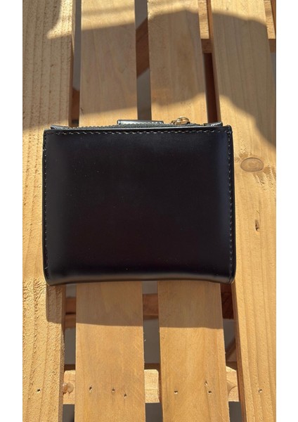 Kadın Ayrılabilir Kartlık Detaylı Rugan Cüzdan - Kartlık ve Bozuk Para Bölmeli, Fermuarlı Cüzdan fiyatları