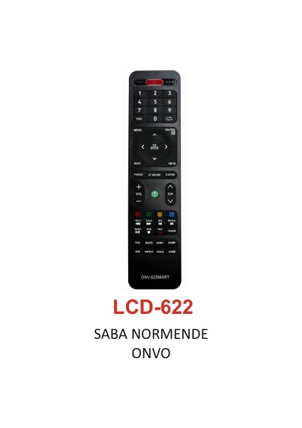 Saba Normende Onvo Uyumlu Kumanda - LCD 622 fiyatları