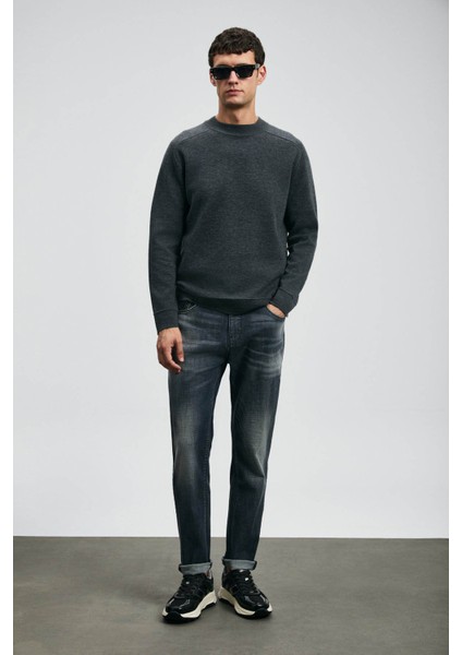 Hegel Gri Erkek Jean Pantolon 112200265