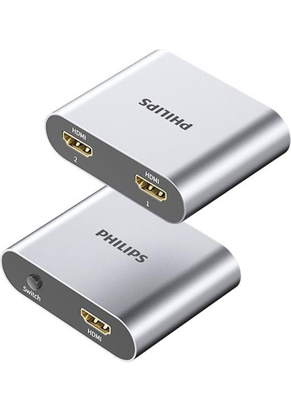 Philips SWR9101A/93 4K Hdmı Çift Yönlü Anahtar 2 Giriş - 1 Çıkış Yüksek Çözünürlüklü Hdmı Switch