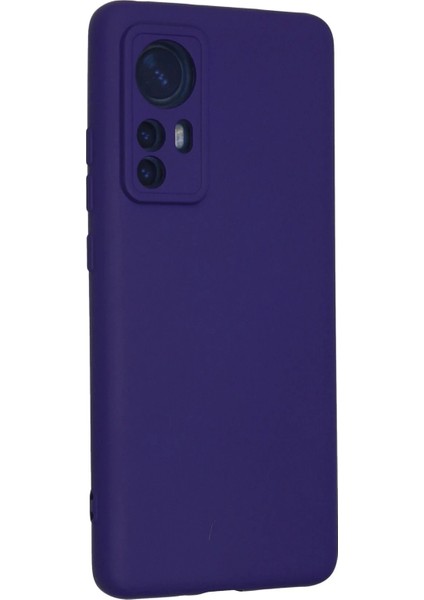 Bfs Xiaomi Mi 12 Kılıf Nano Içi Kadife Silikon - Mor modelleri