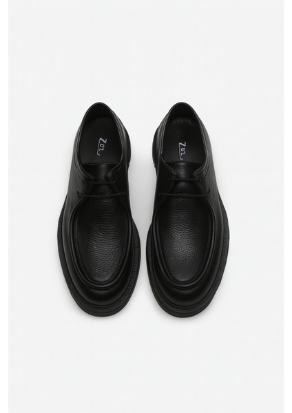 GR0399 Hakiki Floter Deri Italyan Tarz Tasarım Eva Yüksek Taban Koku Yapmaz Spor Klasik Ayakkabı