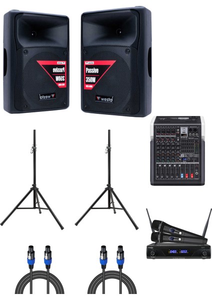 WSS-0800 Hoparlör Mağaza Dükkan Kafe Seslendirme ve Okul Anons Sistemi modelleri