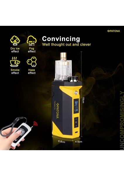 4270 Fog Master Pro Set Taşınabilir Sis Makinesi Aksesuarları ve Çantası Dahil