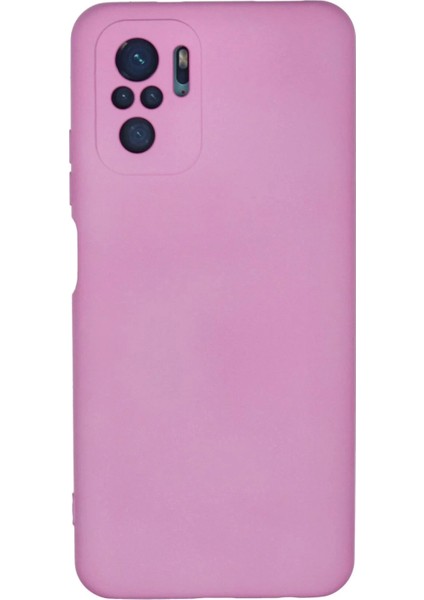 Bfs Xiaomi Redmi Note 10 Kılıf Nano Içi Kadife Silikon - Pembe