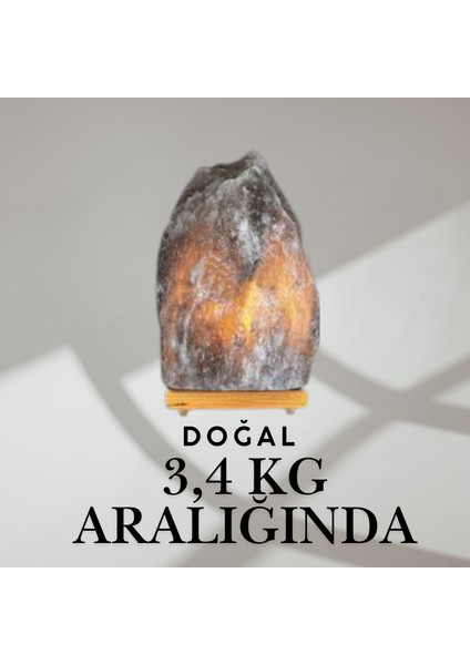 Çankırı Doğal Tuz Lamba 3-4 kg Ağırlığında