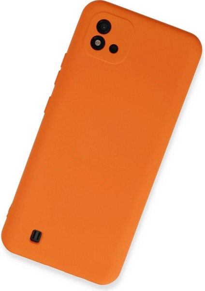 Bfs Realme C11 2021 Kılıf Nano Içi Kadife Silikon - Turuncu fiyatları
