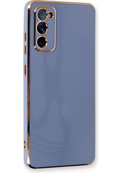 Bfs Samsung Galaxy S20 Fe Kılıf Volet Silikon - Mavi
