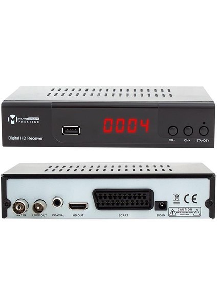 Magbox Prestige Dvb T2/c Hdmı+Scart Full Hd Mini Karasal-Uydu Alıcısı (Youtube) fiyatları