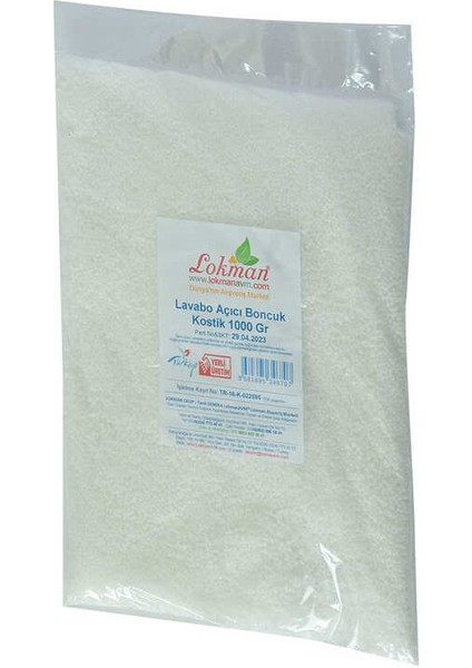 Lavabo Açıcı Boncuk Kostik 1000 gr Paket modelleri