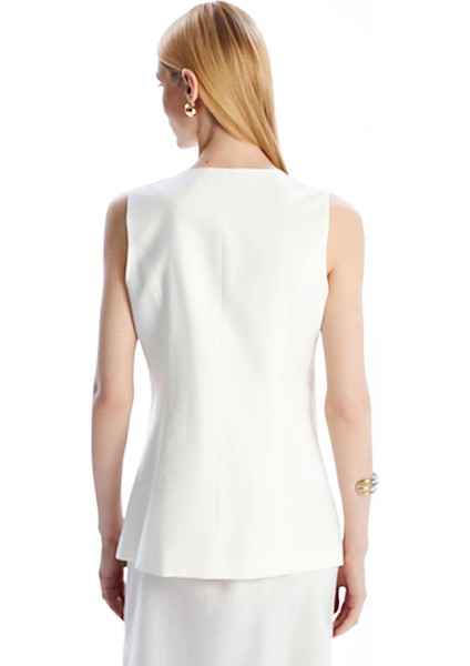 Yeni Sezon V Yaka Modal Karışımlı Kadın Klasik Yelek fırsatları