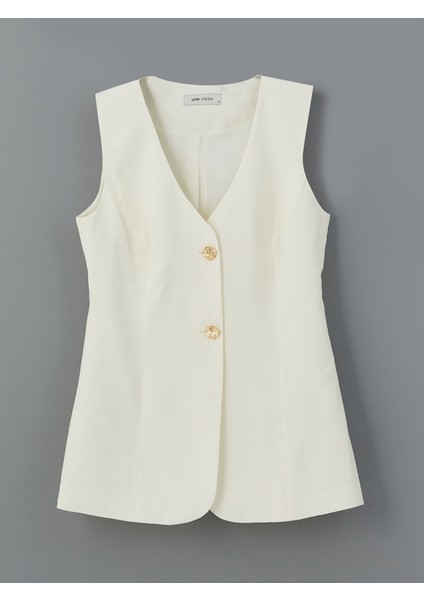 Yeni Sezon V Yaka Modal Karışımlı Kadın Klasik Yelek indirimleri