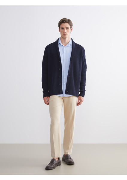 Yeni Sezon Standart Kalıp Şal Yaka Erkek Triko Hırka fiyatları