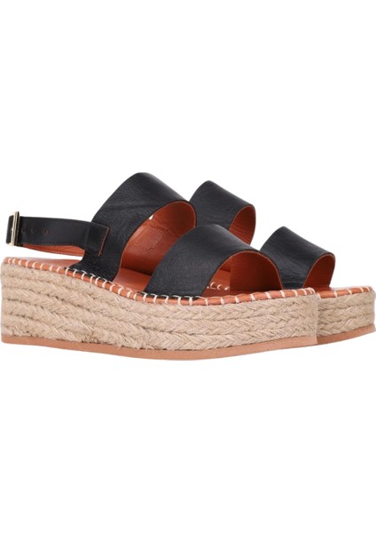 Kalın Taban Kadın Sandalet Siyah modelleri