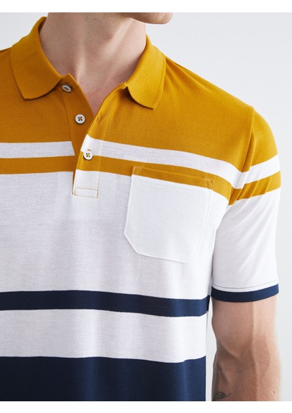 Yeni Sezon Polo Yaka Çizgili Pike Erkek Tişört modelleri