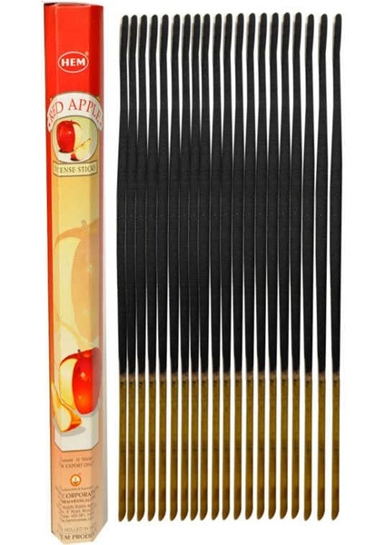 Kırmızı Elma Kokulu 20 Çubuk Tütsü - Red Apple