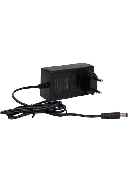 Weko 14.4 Volt - 1 Amper 5.5*2.5 Uçlu Plastik Işıklı Kasa Priz Tip Adaptör modelleri