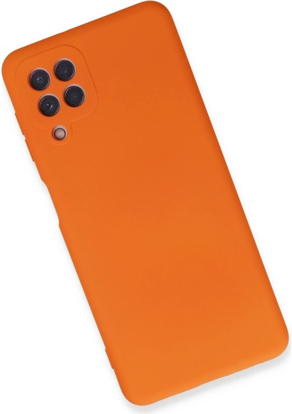 Bfs Samsung Galaxy A22 Kılıf Nano Içi Kadife Silikon - Turuncu fiyatları