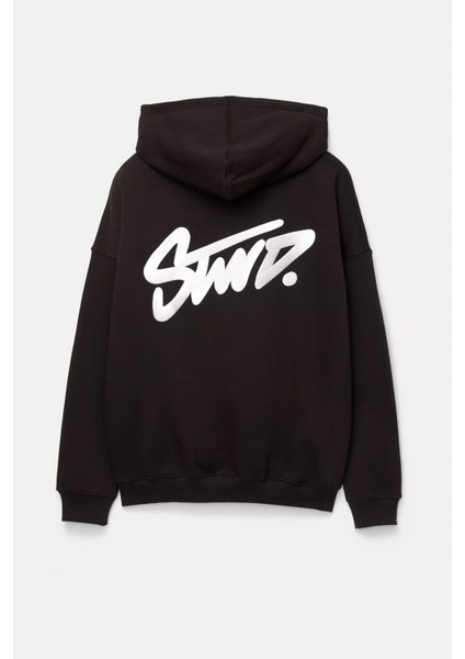 Erkek Stwd Baskılı Sweatshırt Oversize fırsatları