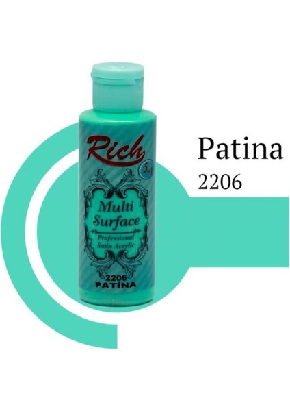Rich Multi Surface 2206 Patina Akrilik Boya 120 cc