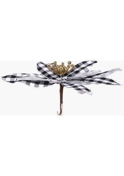 Bohem Siyah, Beyaz Çicek Ağaç Süsü 26X14CM fiyatları