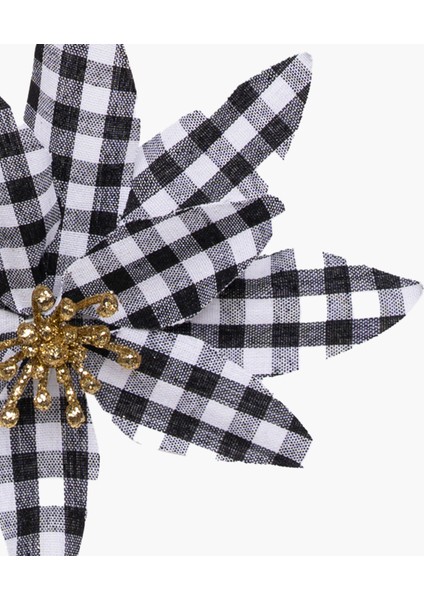 Bohem Siyah, Beyaz Çicek Ağaç Süsü 26X14CM modelleri