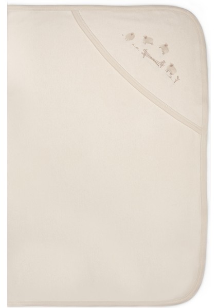 Bebek Şapkalı Battaniye %100 Organic Pamuk -Yenidoğan Serisi - CSY8194