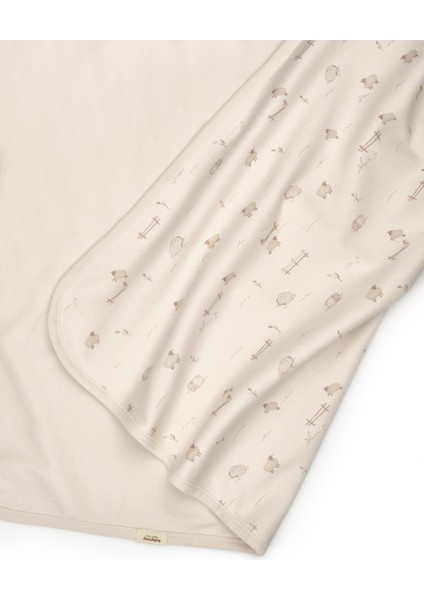 Bebek Şapkalı Battaniye %100 Organic Pamuk -Yenidoğan Serisi - CSY8194 fırsatları