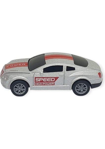Çek Bırak Metal Küçük Arabalar 8 cm - SH40031 - Gri Spor Araba fiyatları