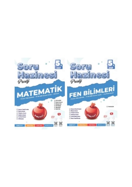 5.sınıf Prestij Matematik - Fen Bilimleri Soru Hazinesi