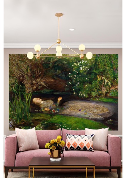 Shakespeare Hamlet Eserinden Ophelia Duvar Örtüsü Duvar Halısı Wall Tapestry fiyatları