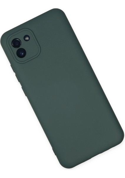 Bfs Samsung Galaxy A03 Kılıf Nano Içi Kadife Silikon - Koyu Yeşil modelleri