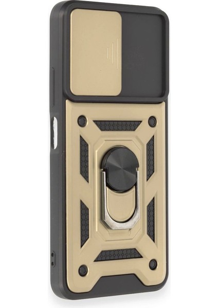Bfs Xiaomi Redmi Note 12 4g Kılıf Pars Lens Yüzüklü Silikon - Gold fiyatları