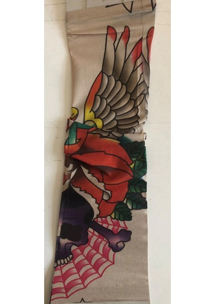 Çift Kol Giyilebilir Dövme Kanatlı Desenler Tattoo Sleeve fiyatları
