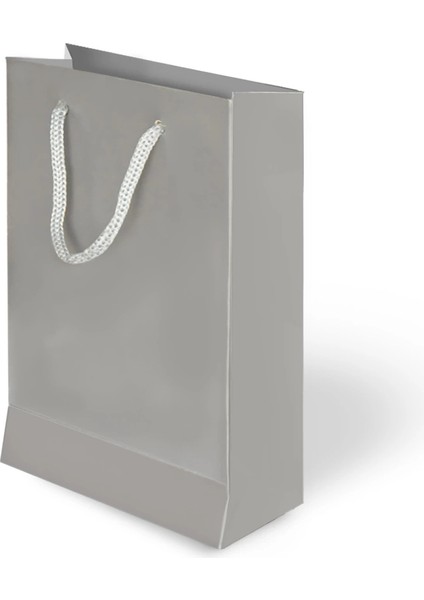 Gümüş Karton Çanta 26X40CM