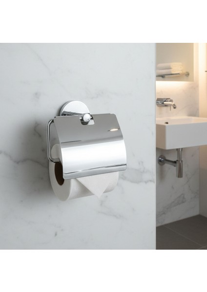 Gümüş Krom Kapaklı Wc Kağıt Aparatı Vidalı Paslanmaz Metal Duvar Tuvalet Kağıtlık Banyo Aksesuarı modelleri