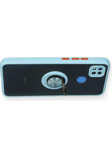 Bfs Xiaomi Redmi 9c Kılıf Montreal Yüzüklü Silikon Kapak - Buz Mavi modelleri